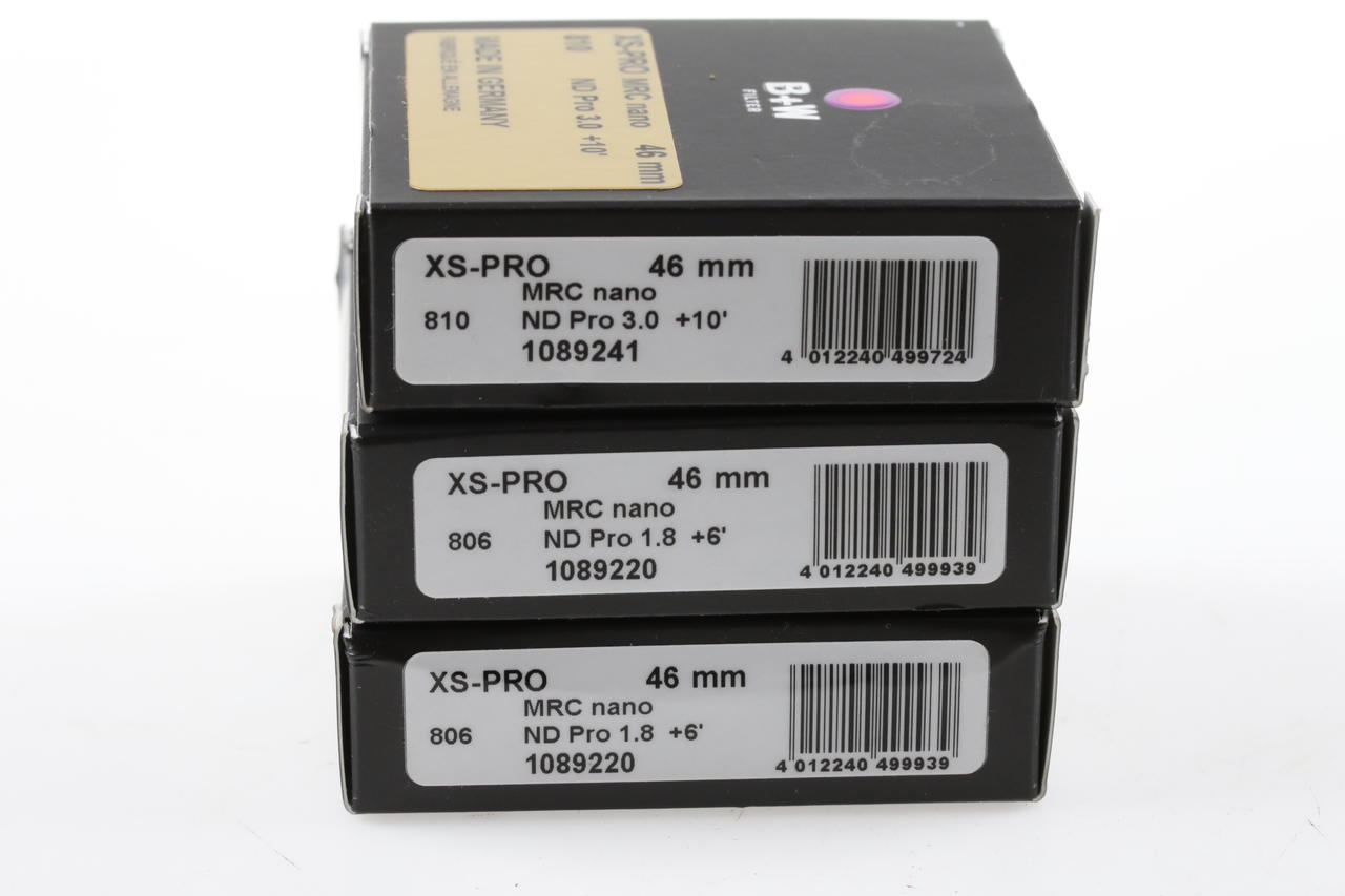 B&W Filterset / ND Filterset / 3 Stück / 46mm
