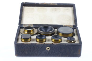 Steinheil München Messing Objektivset