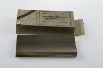 Neusilber-Einlagen für Voigtländer Wechselkasetten / 10 Stück