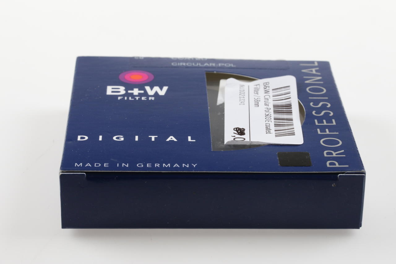 B&W Cirular-Pol S03 E coated Filter / 58mm