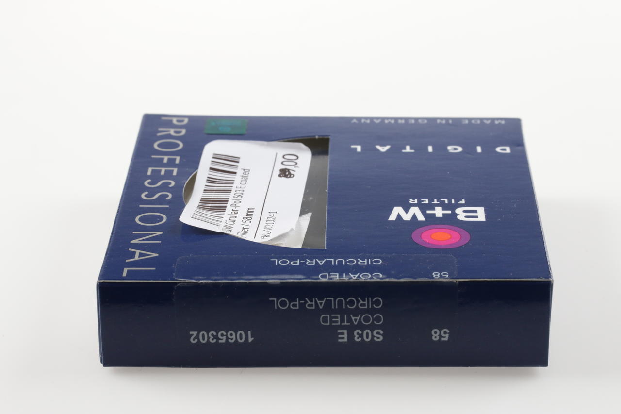 B&W Cirular-Pol S03 E coated Filter / 58mm