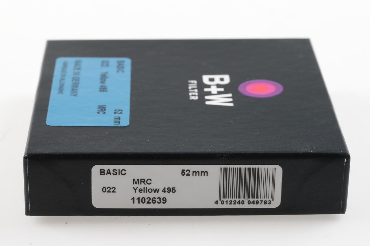 B&W 022 Yellow 495 MRC Filter - 52mm