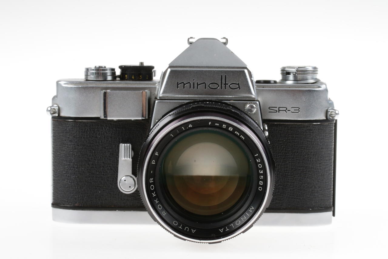 Minolta SR-3 Gehäuse mit Rokkor PF 58mm f/1,4 - #1289139