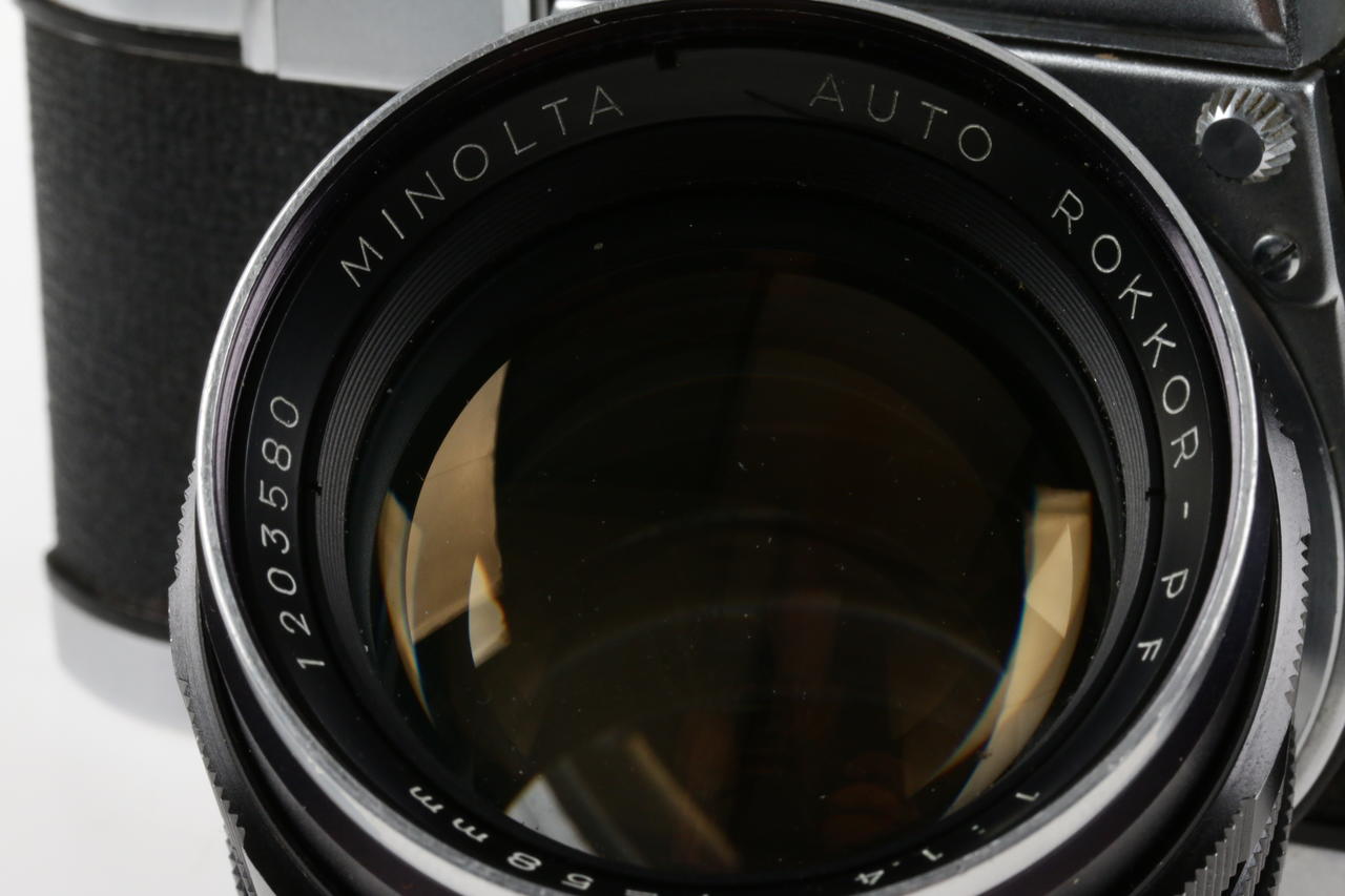 Minolta SR-3 Gehäuse mit Rokkor PF 58mm f/1,4 - #1289139