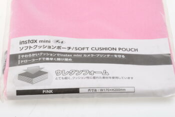 FUJIFILM mini Soft Cushion Pouch / pink