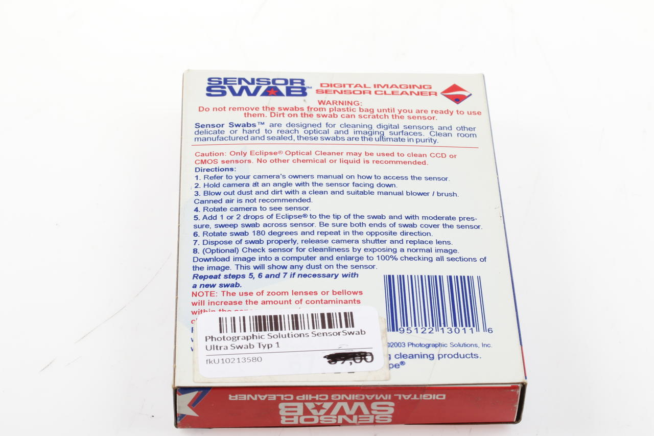 Photographic Solutions SensorSwab Ultra Swab Typ 1