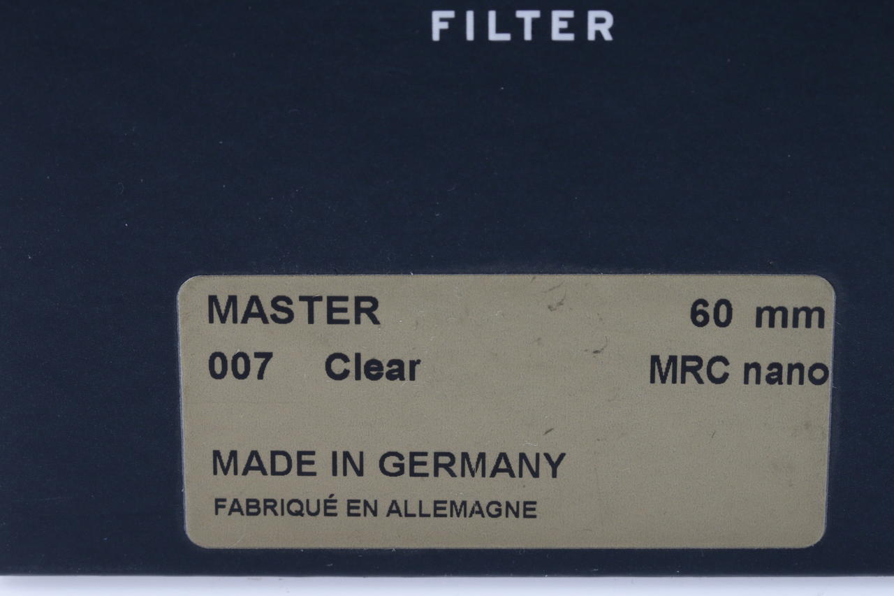 B+W Clear 007 MRC nano Filter 60mm