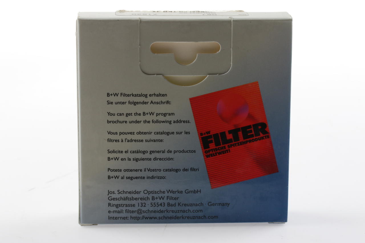 B+W Grünfilter 3x 061 62mm