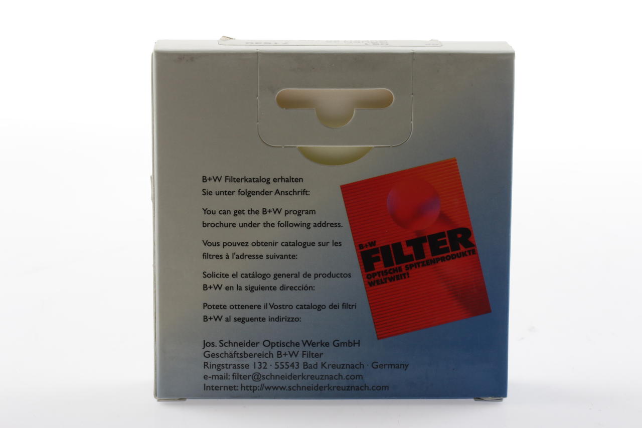 B+W Grünfilter 3x 061 62mm