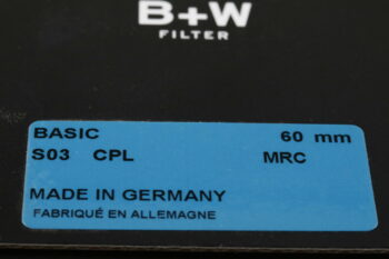 B+W CPL MRC Basic Filter Zirkular 60mm