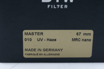 B+W UV-Haze Filter MRC nano 67mm