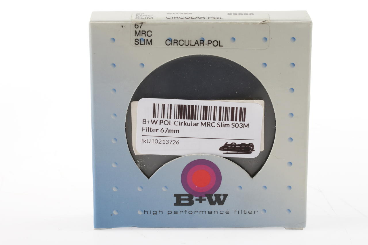B+W POL Cirkular MRC Slim S03M Filter 67mm