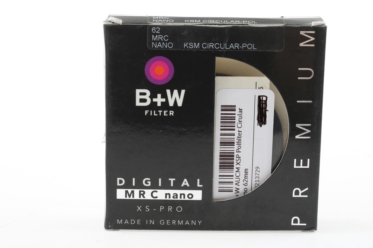 B+W AUCM XSP Polfilter Cirular nano 62mm