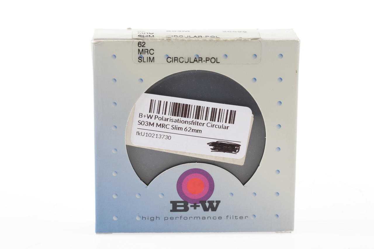 B+W Polarisationsfilter Circular S03M MRC Slim 62mm