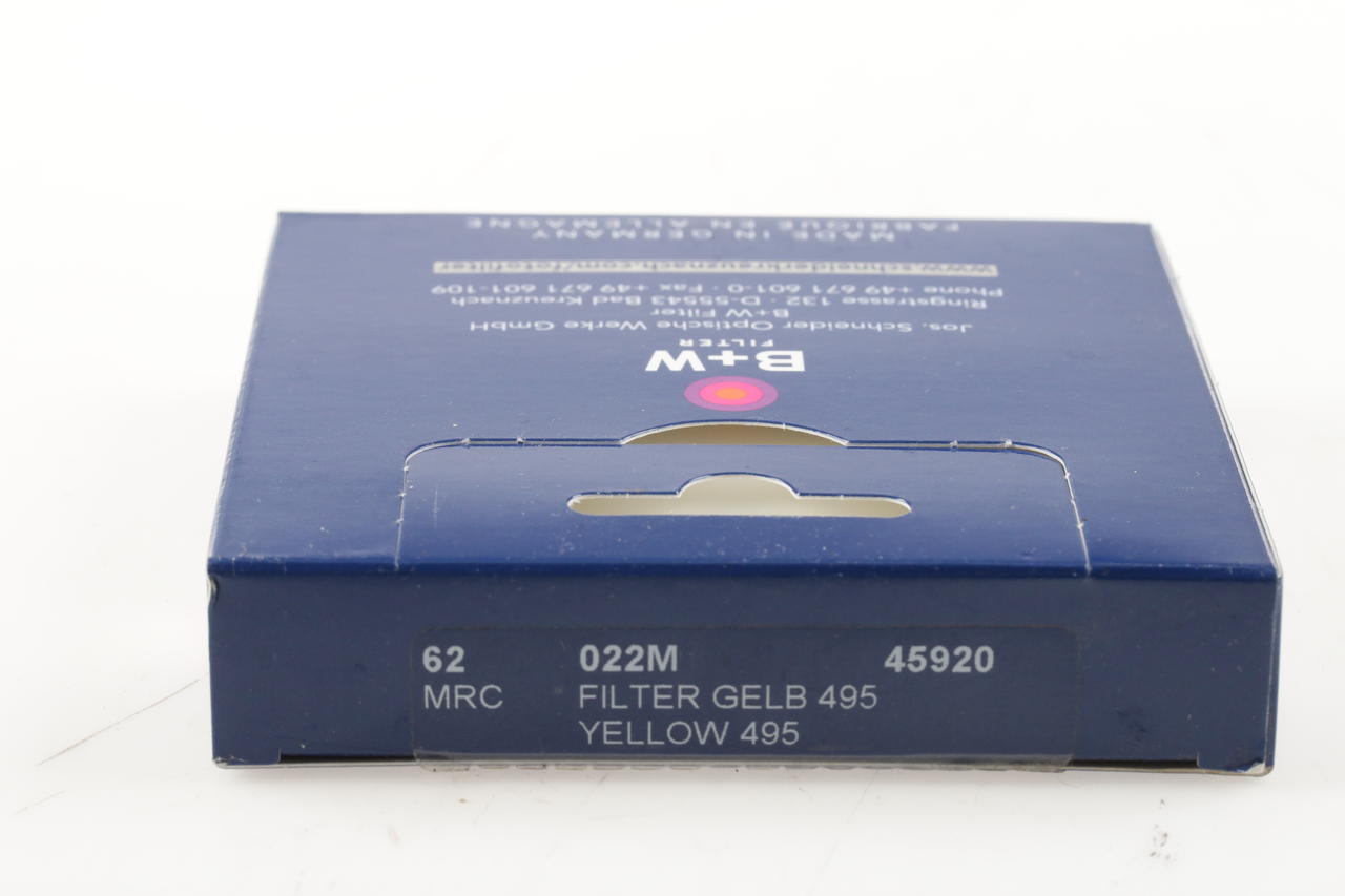 B+W Gelbfilter 022M MRC F-PRO 62mm
