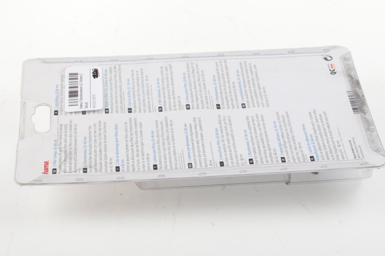 Hama Filterklemmen 62-86mm - 2 Stück