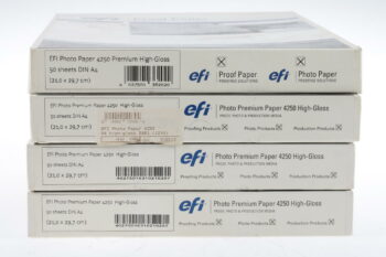 EFI Photo Druckerpapier 4250 Premium High Gloss A4 50Bl. - 4 Packungen