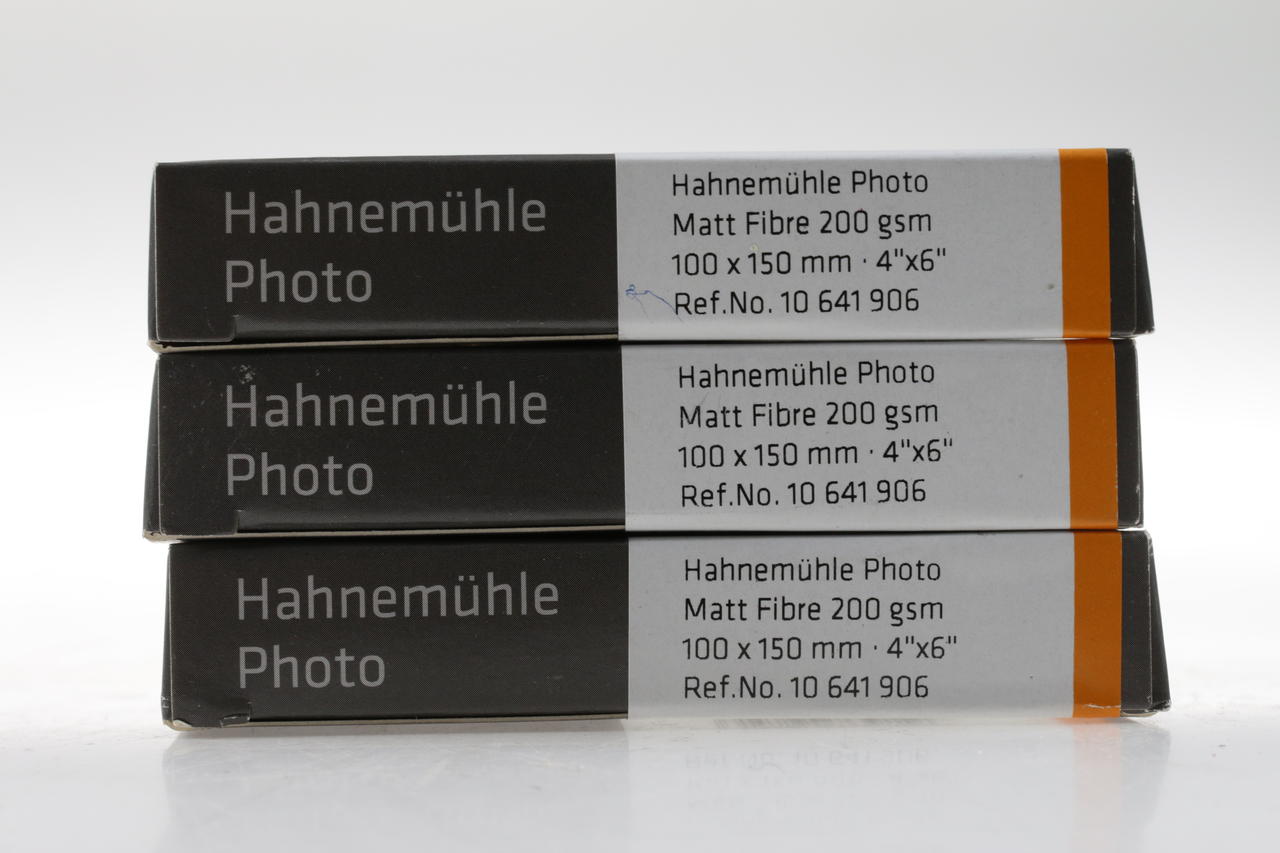 Hahnemühle Photo Matt Fibre 10x15cm 50 Blatt - 3 Packungen