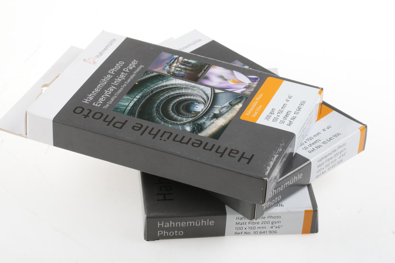 Hahnemühle Photo Matt Fibre 10x15cm 50 Blatt - 3 Packungen