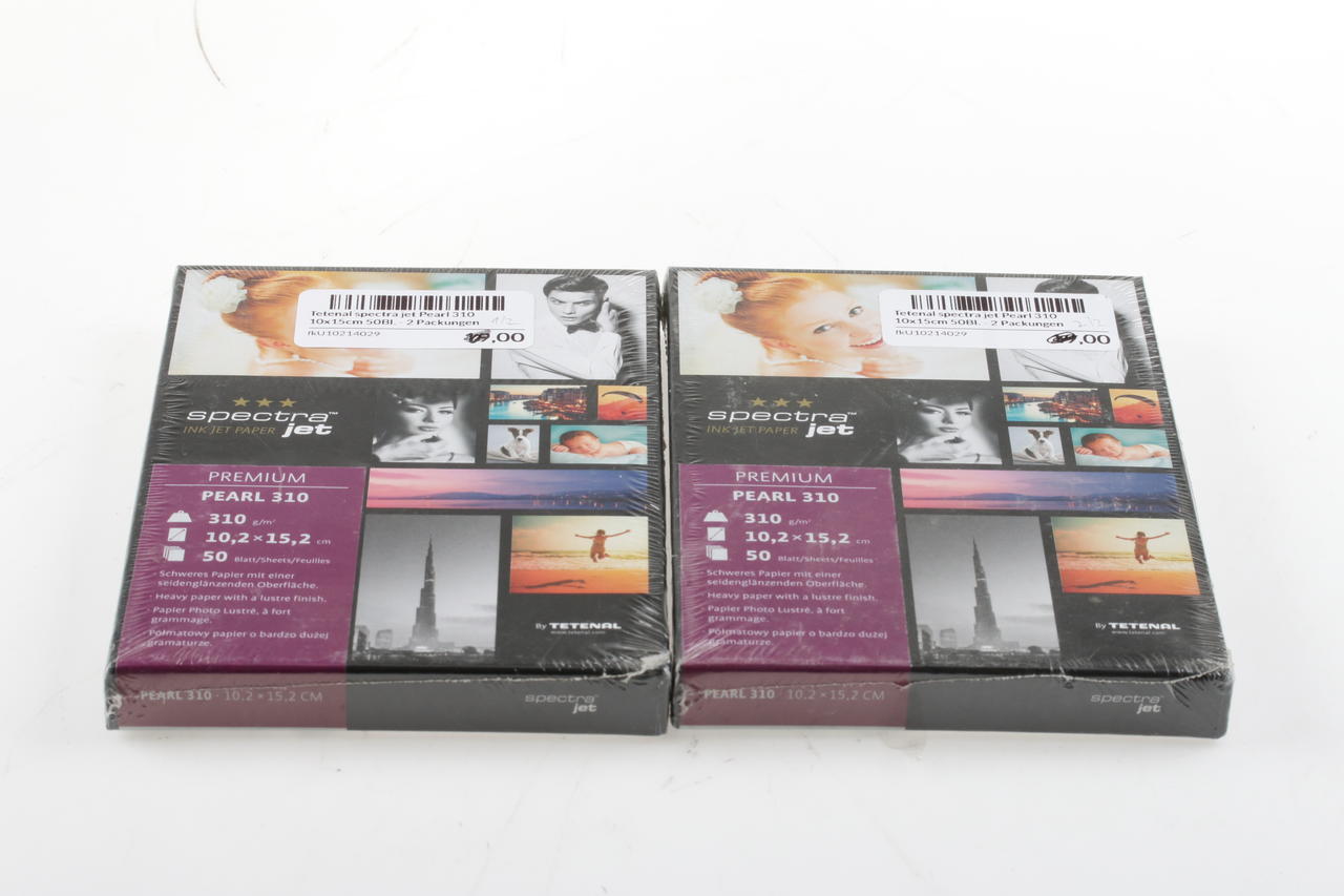 Tetenal spectra jet Pearl 310 10x15cm 50Bl. - 2 Packungen