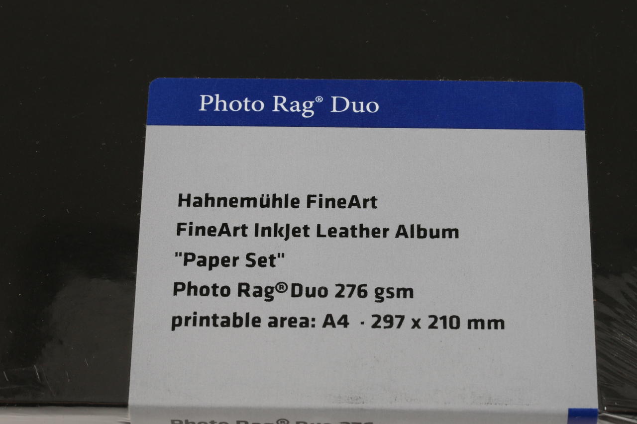 Hahnemühle Photo Rag Duo 276g Paper Set A4 20 Blatt