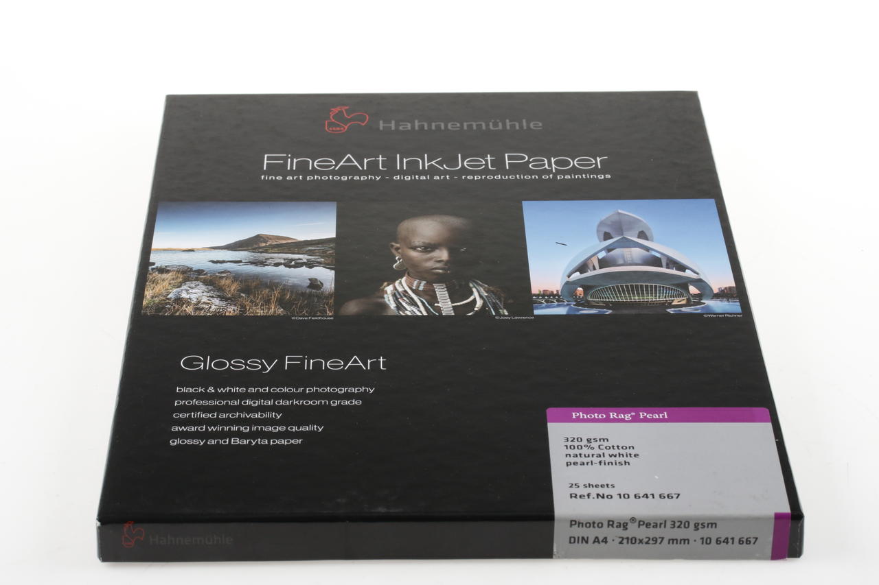 Hahnemühle Photo Rag Peal 320g natural white A4 25 Blatt