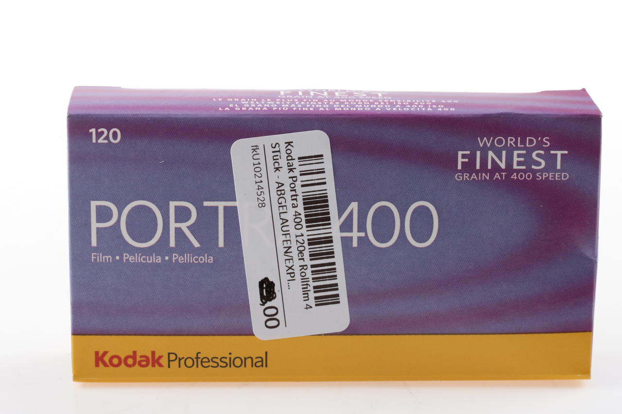 Kodak Portra 400 120er Rollfilm 4 STück - ABGELAUFEN/EXPIRED 04.23