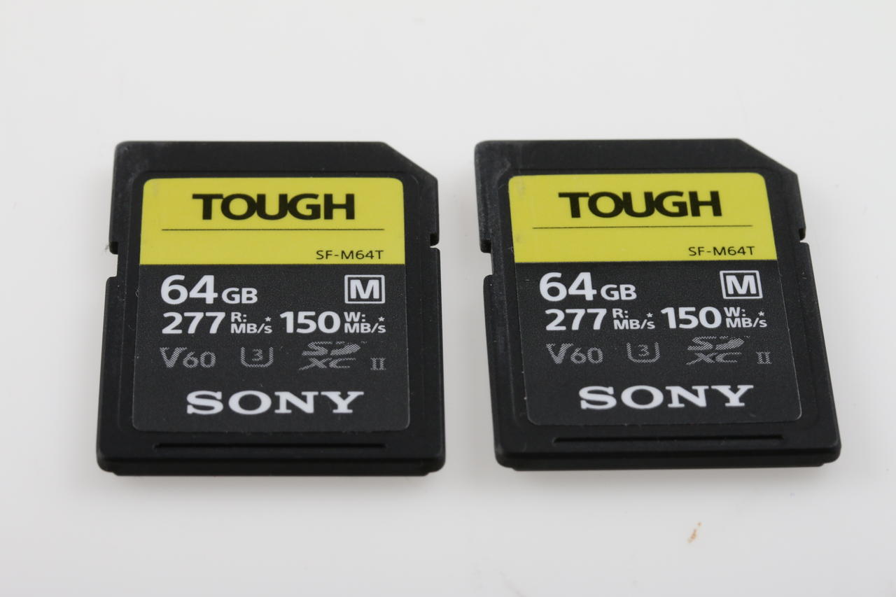 Sony Tough SD 64GB M V60 UHS-II SD Karten / 2 STück