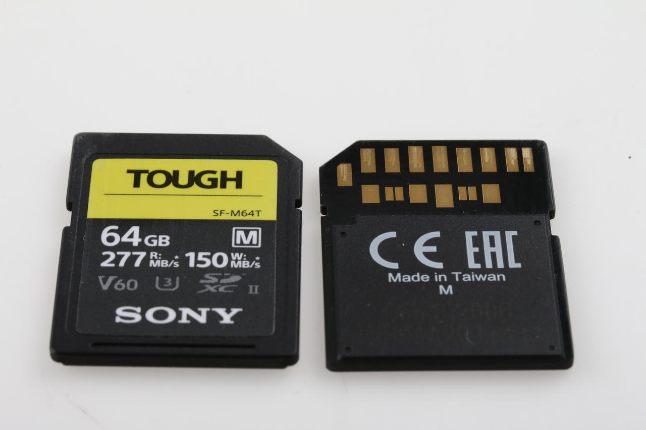 Sony Tough SD 64GB M V60 UHS-II SD Karten / 2 STück