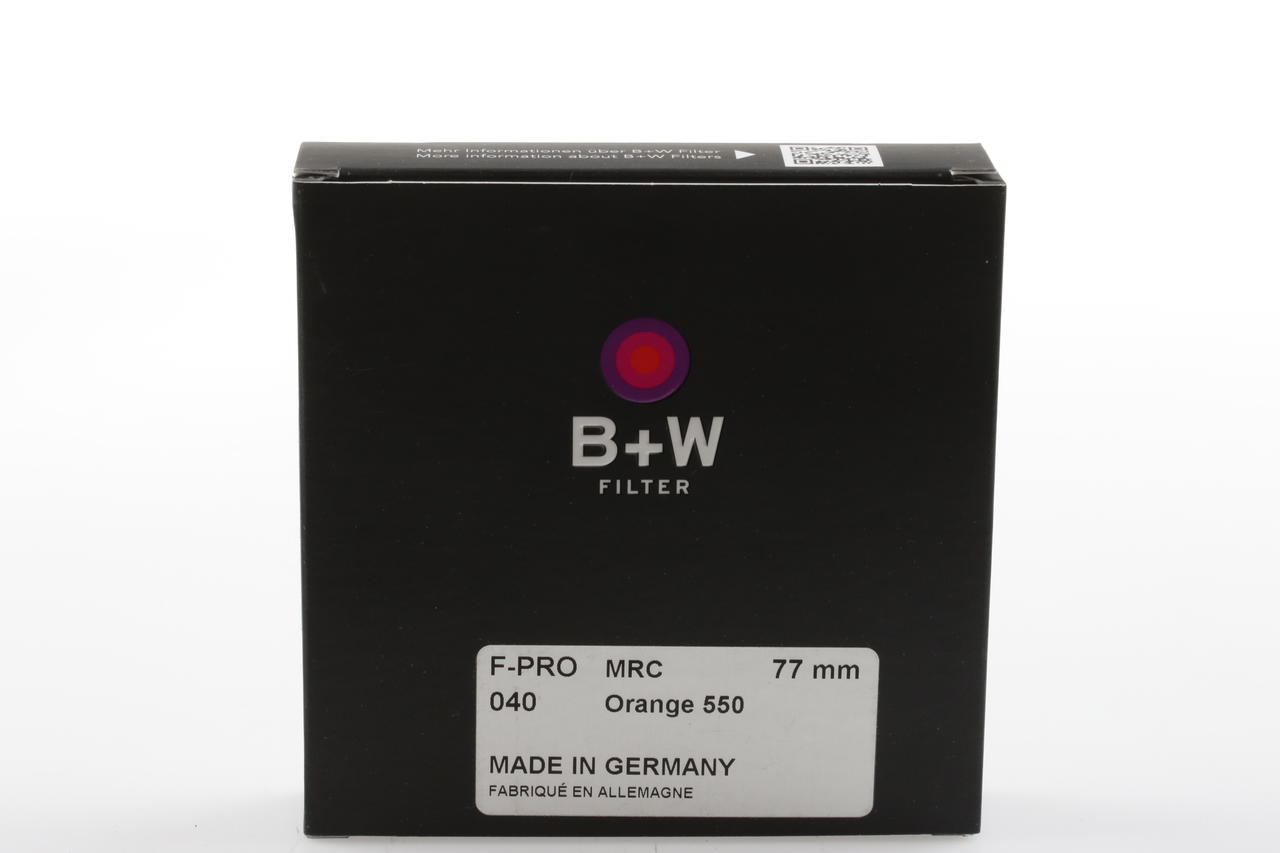 B&W Orange 550 F-Pro MRC Filter / 77mm
