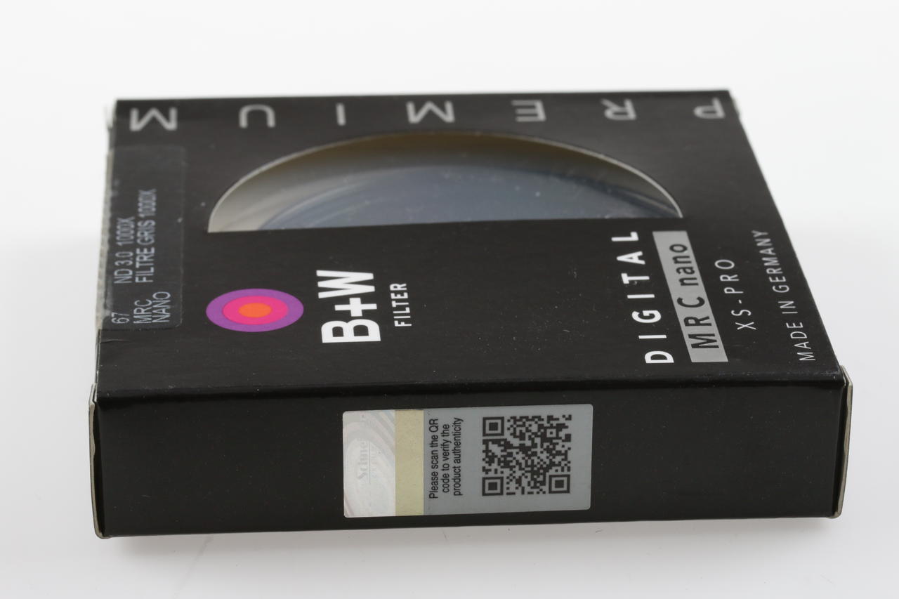 B+W Graufilter 810M XSP ND 3.0 1000x 67mm