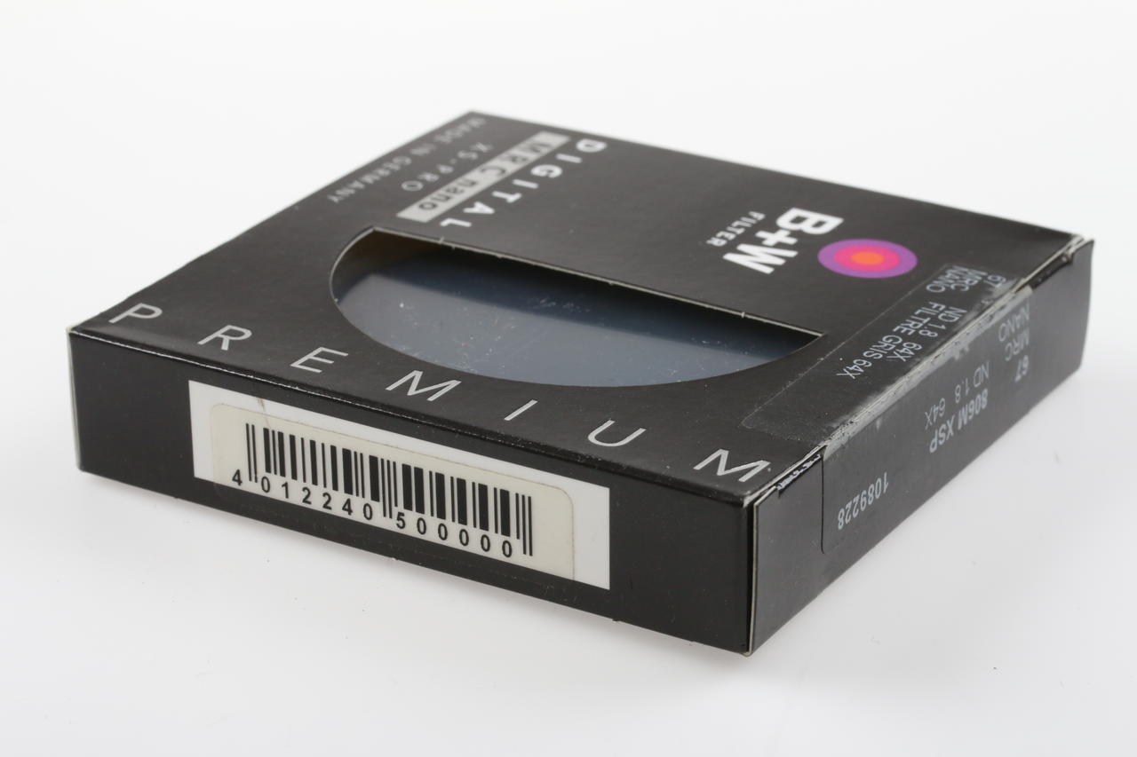 B+W Graufilter 806M XSP ND 1.8 64x 67mm