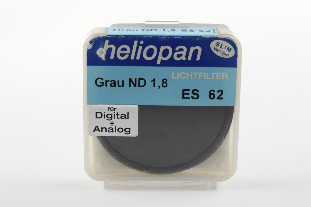 Heliopan Graufilter 64x ND 1.8 ES - 62mm