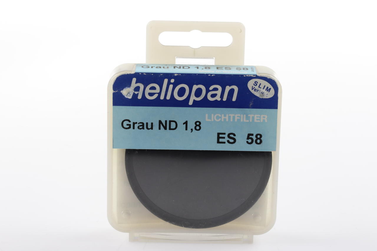 Heliopan Graufilter 64x ND 1.8 ES - 58mm