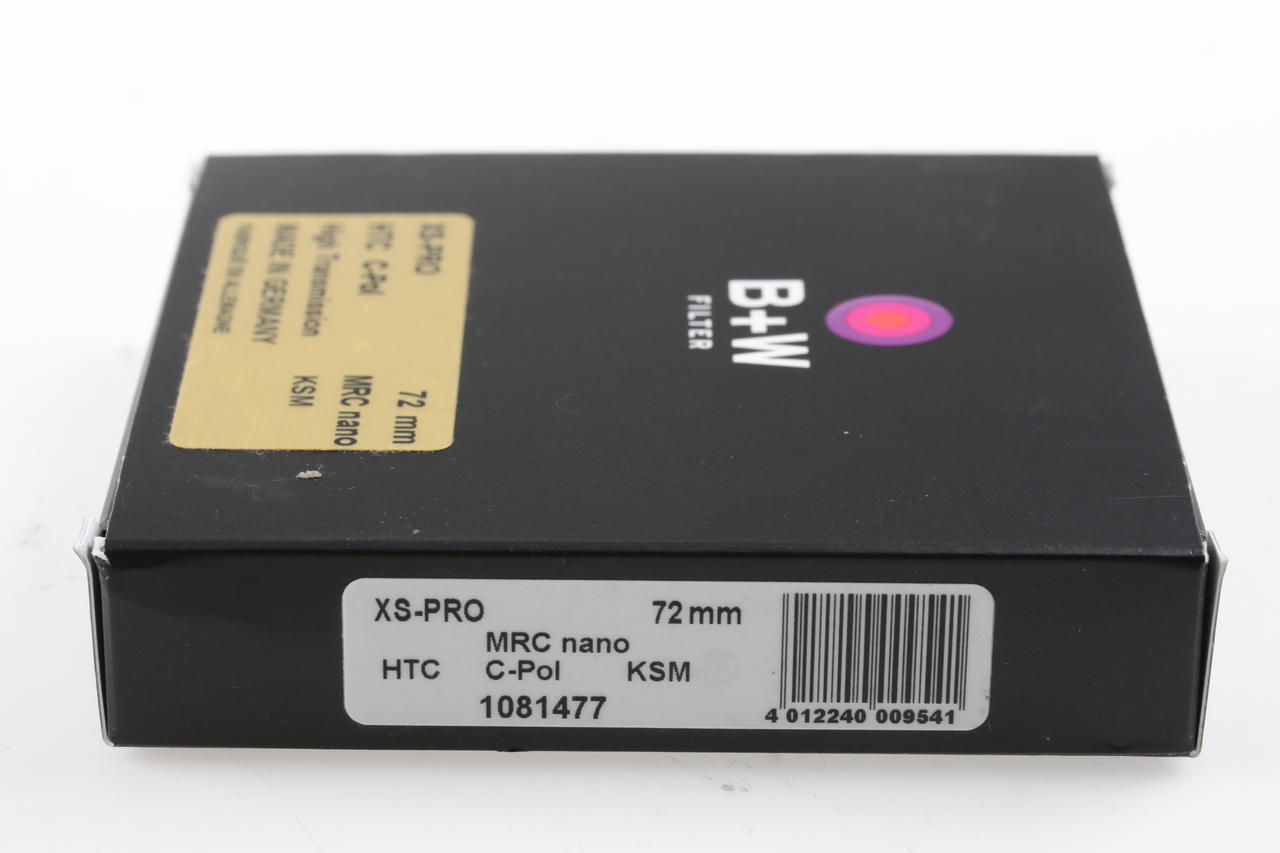 B+W HTC MRC nano XS-Pro - KSM Circular-Polfilter - 72mm