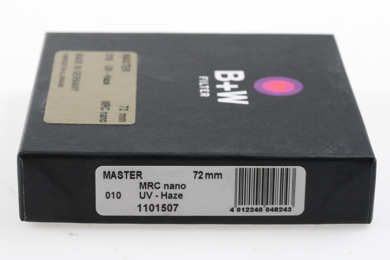 B+W UV Filter 010 72mm MRC nano