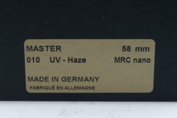 B&W Master 010 UV - Haze MRC Nano / 58mm