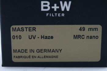 B+W Master 010 UV - Haze MRC Nano - 49mm