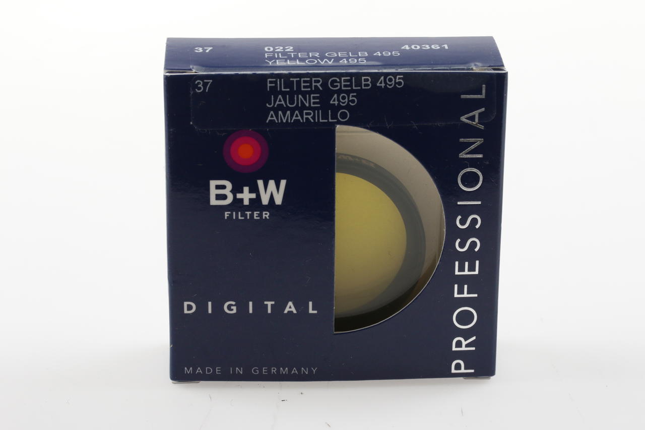 B+W 022 Gelb 495 Filter - 37mm