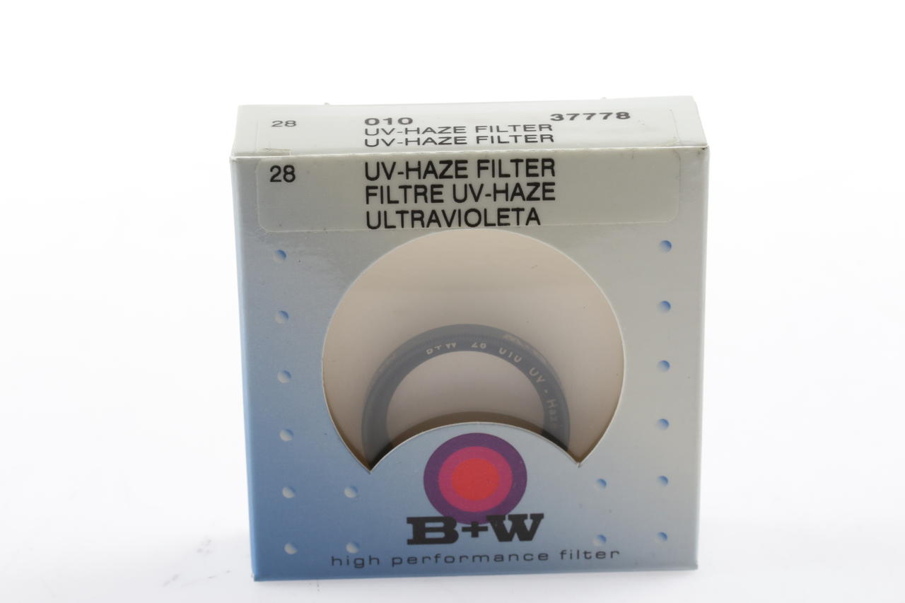 B+W Digital UV-Haze 010 Filter - 28mm