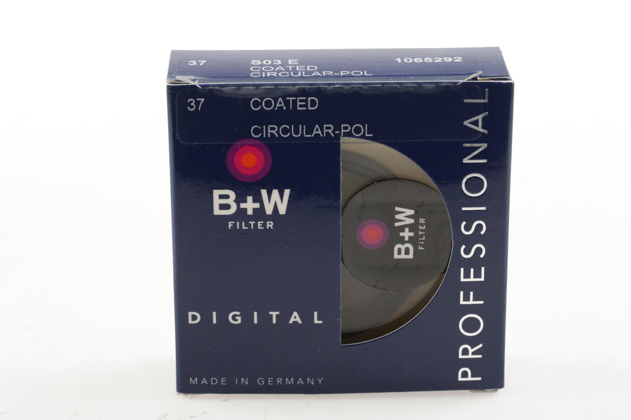 B+W Cirular-Pol S03 E coated Filter - 37mm