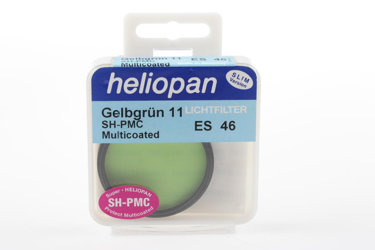 Heliopan Gelbgrün 11 SH-PMC slim Filter - 46mm