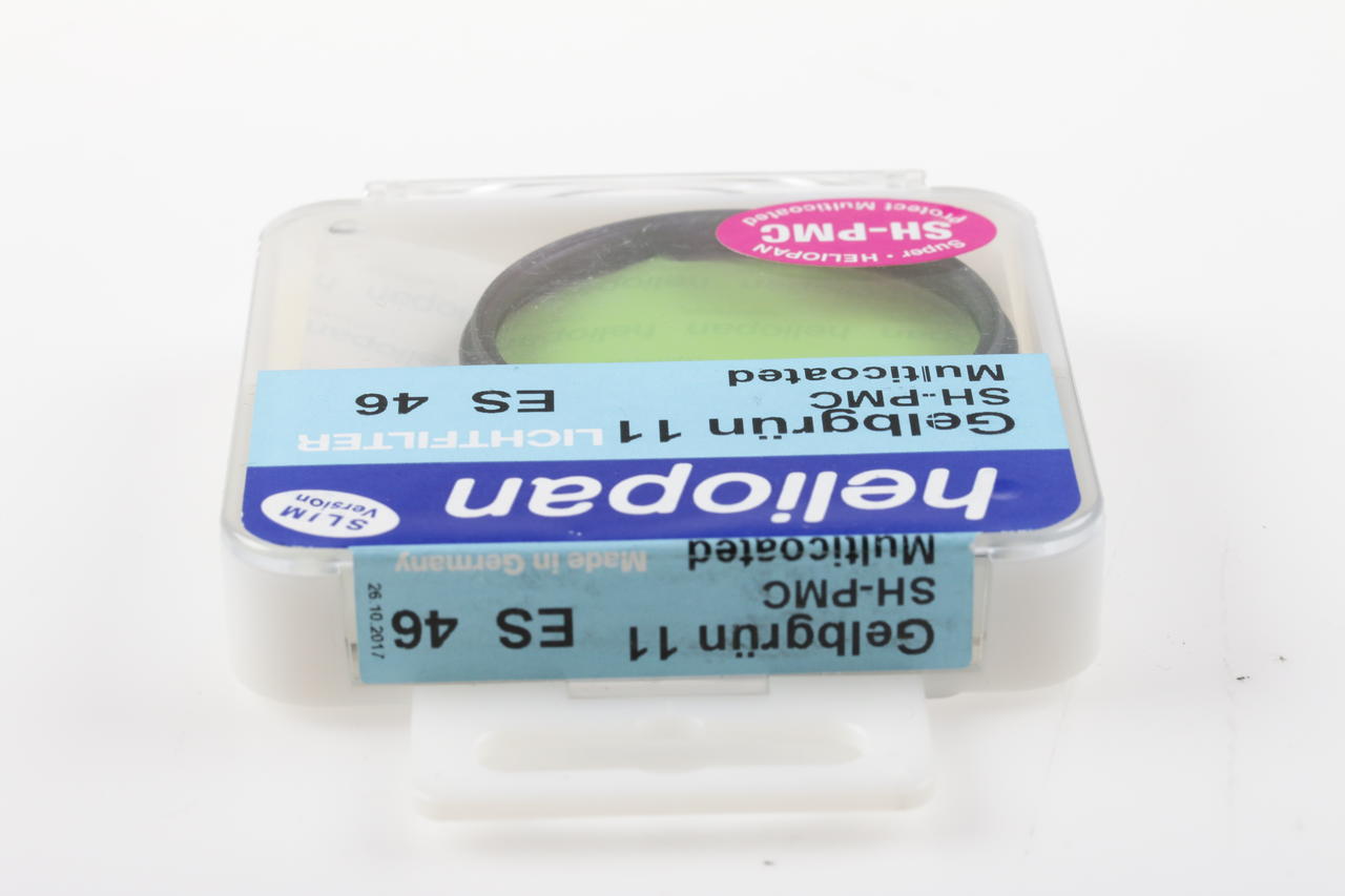 Heliopan Gelbgrün 11 SH-PMC slim Filter - 46mm
