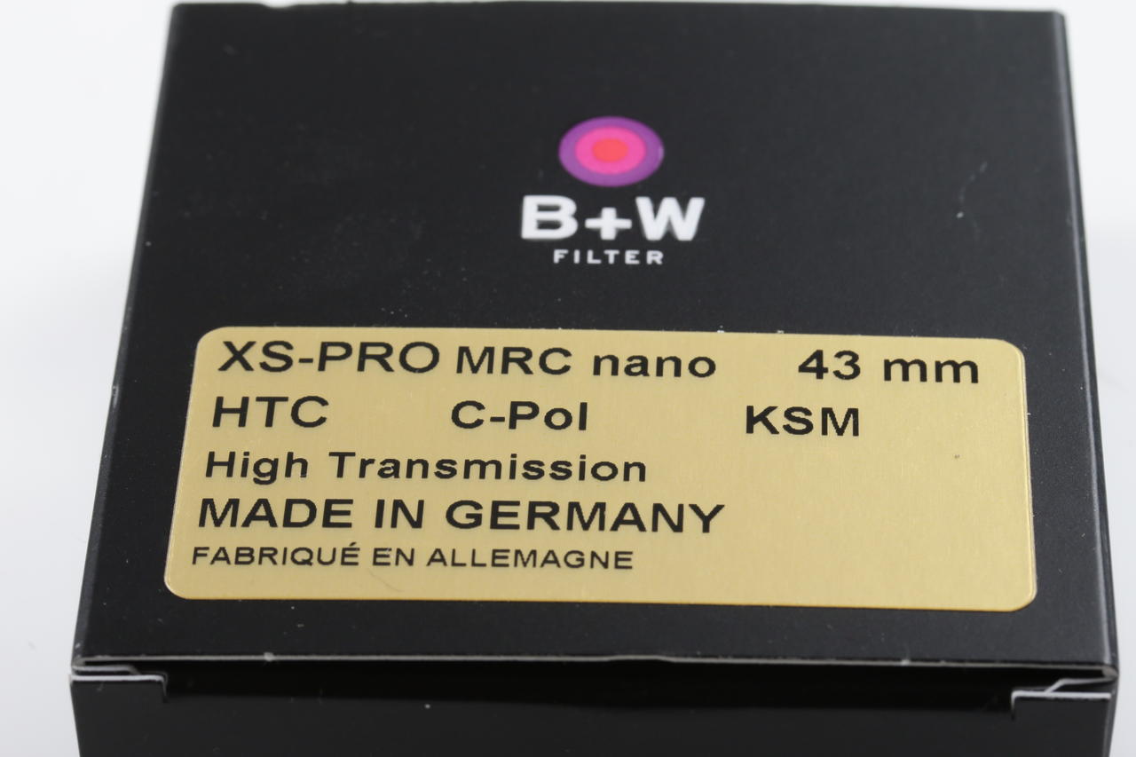 B+W HTC XS-Pro KSM MRC nano Pol Cirkular - 43mm