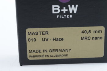B+W Master 010 UV - Haze MRC Nano - 40,5mm