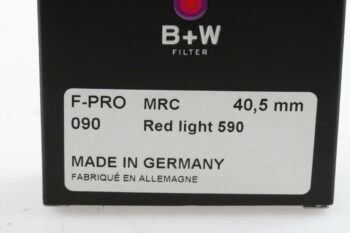 B+W F-Pro Red Light 590 MRC - 40,5mm