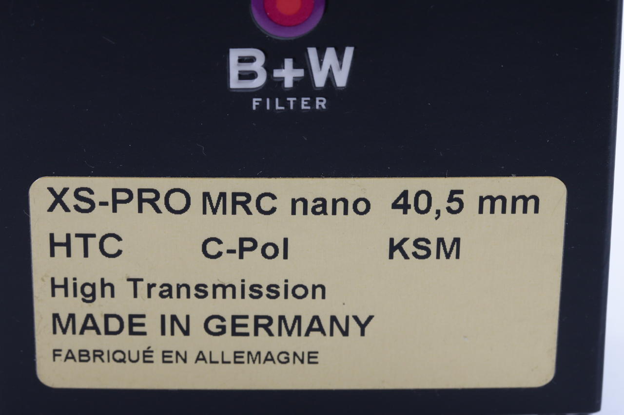 B+W XS-PRO HTC KSM MRC nano Cirkular Pol - 55mm