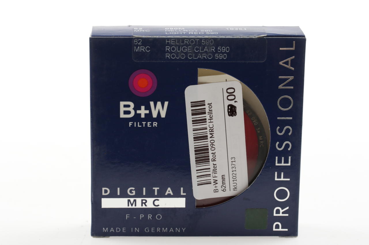 B+W Filter Rot 090 MRC Hellrot - 62mm