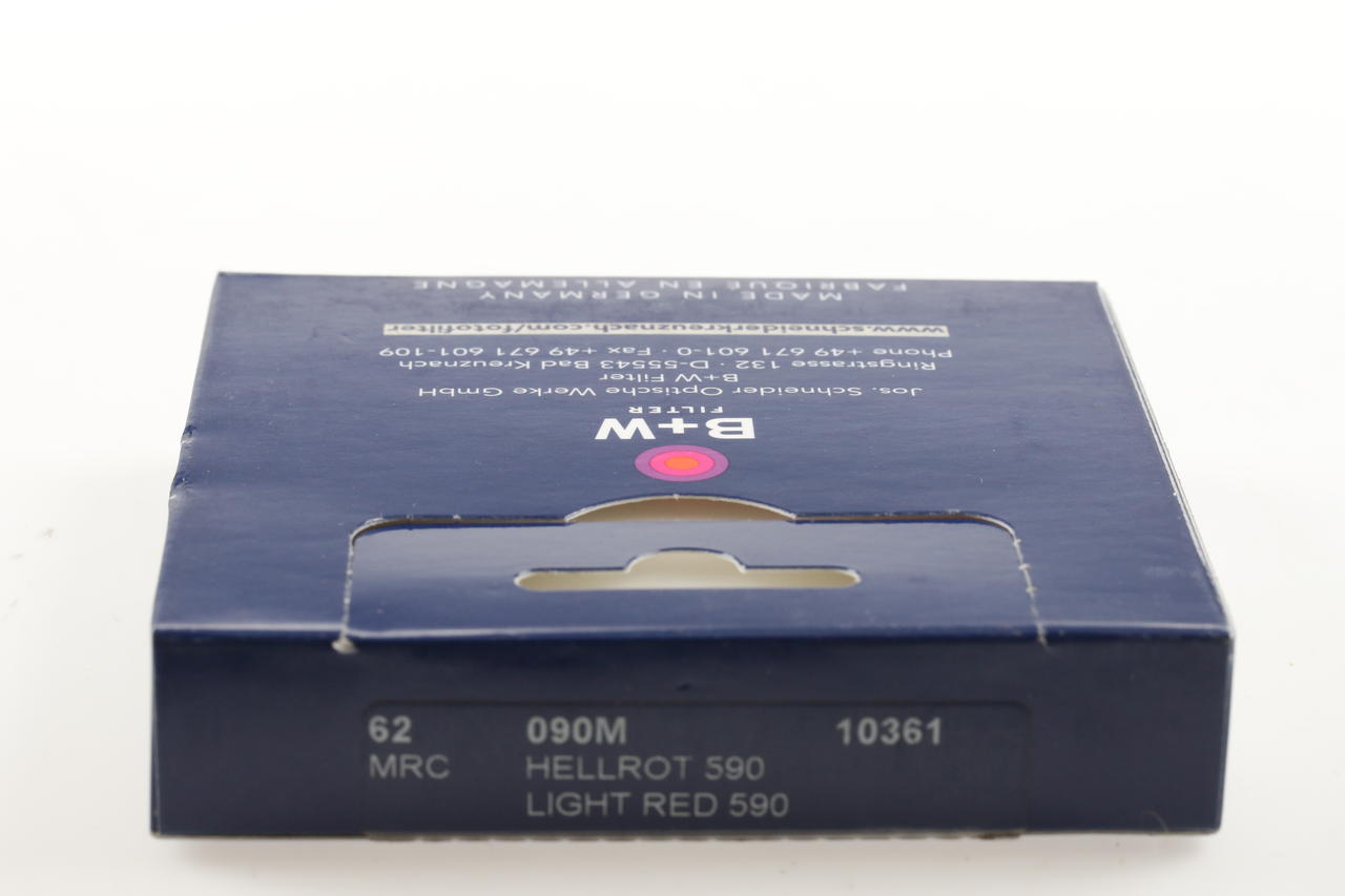 B+W Filter Rot 090 MRC Hellrot - 62mm