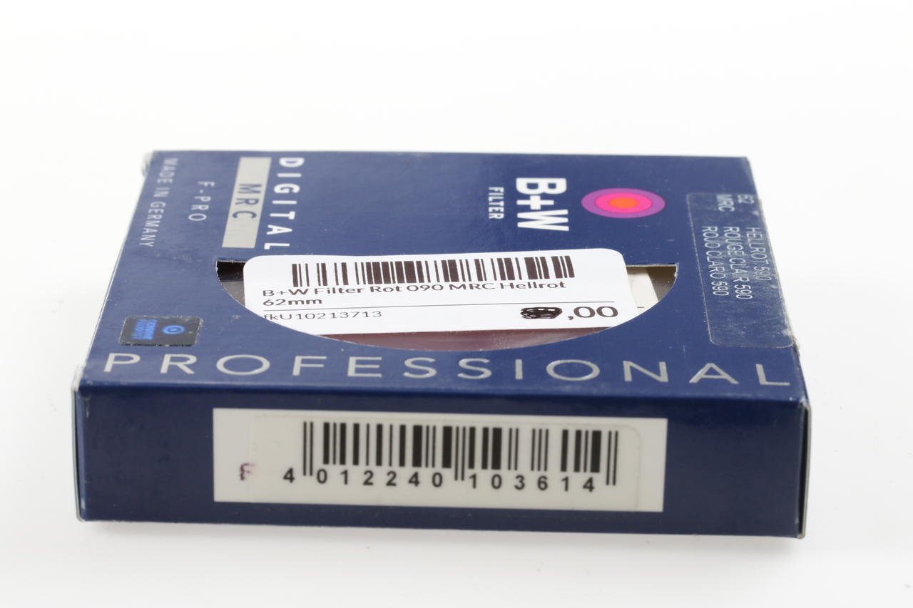 B+W Filter Rot 090 MRC Hellrot - 62mm
